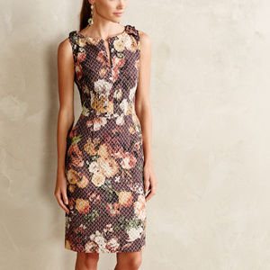 Tabitha Quilted Tema Floral Bow Dress Size 6